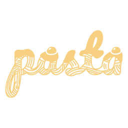 Spaguetti pasta cut out Transparent PNG