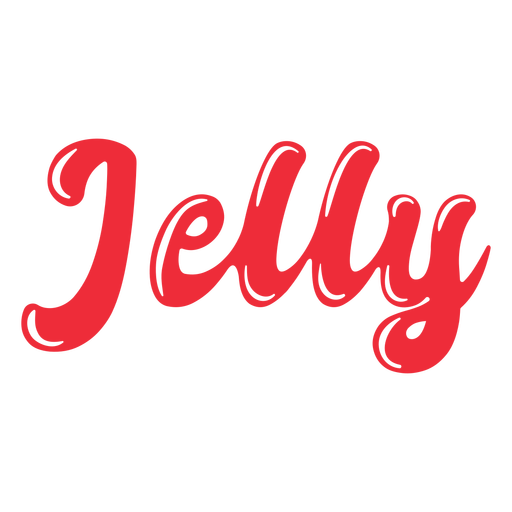 Jelly label glossy PNG Design