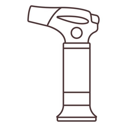 Blowtorch tool stroke PNG Design