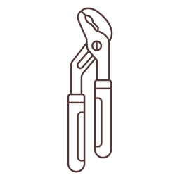 Tongue and groove plier stroke Transparent PNG