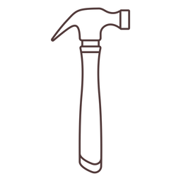 Common hammer stroke PNG Design