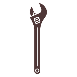 Combination wrench cut out PNG Design