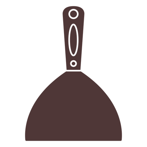 Painter spatula cut out PNG Design