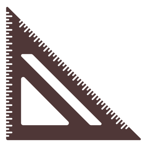 Régua tipo quadrado recortado Desenho PNG