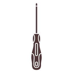Phillips screwdriver cut out PNG Design