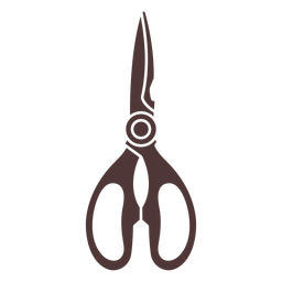Work scissors cut out PNG Design