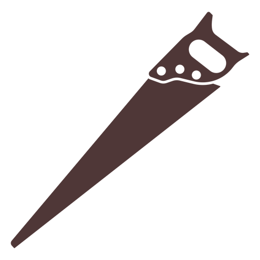 Saw cut out PNG Design