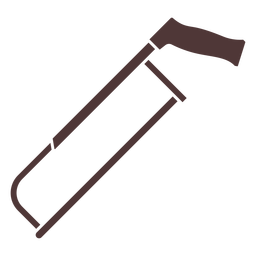 Hack saw cut out PNG Design