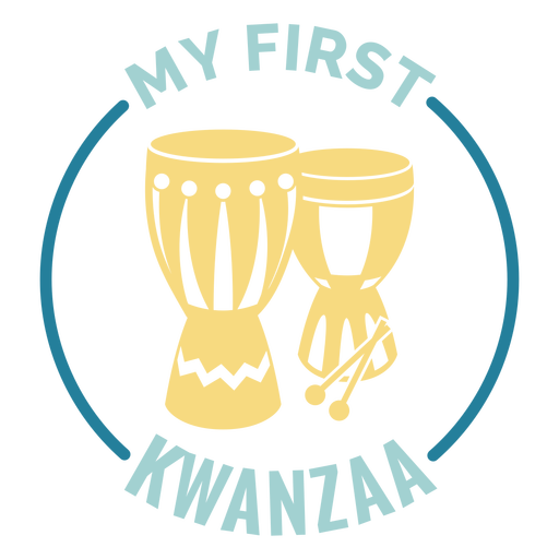 My first Kwanzaa quote cut out PNG Design