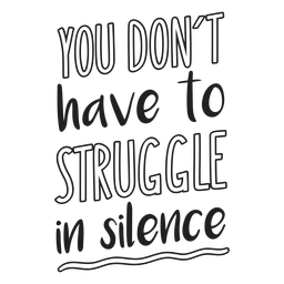 MentalHealth-T-Shirts-Vinyl-CR - 15 PNG-Design