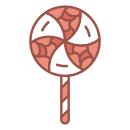 Big lollipop color stroke PNG Design
