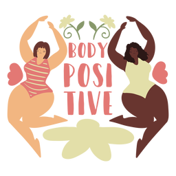 Body positive badge PNG Design Transparent PNG