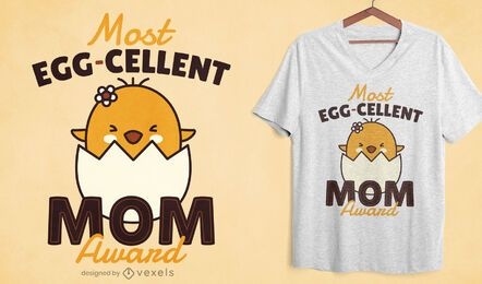 O design de t-shirt mais genial da mãe