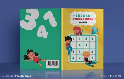 Sudoku children book cover design