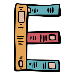 Letra del alfabeto - 4 Diseño PNG