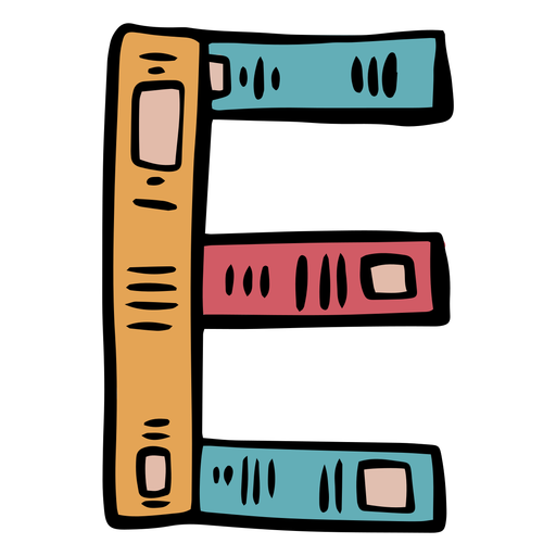 Letra del alfabeto - 4 Diseño PNG