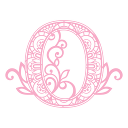 Mandala Monogramas Redemoinho feminino - 24 Desenho PNG