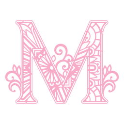 Mandala Monogramas Redemoinho feminino - 27 Desenho PNG