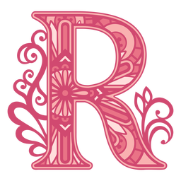Mandala Monogramas Redemoinho feminino - 59 Desenho PNG