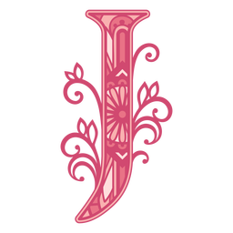 Mandala Monogramas Redemoinho feminino - 67 Desenho PNG