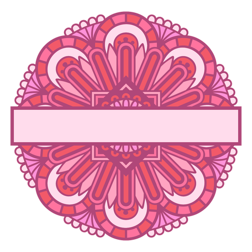Mandala Monogramme Femenine Swirl - 77 PNG-Design