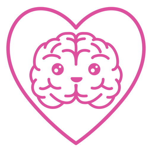 Mental_Health_Kawaii_Brains - 12 Diseño PNG