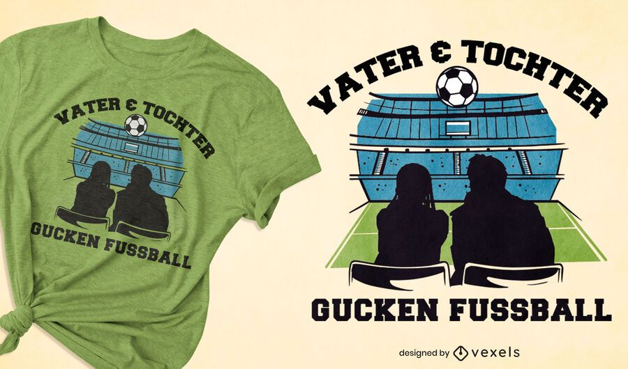 Father daughter soccer t-shirt design Father daughter soccer t-shirt design