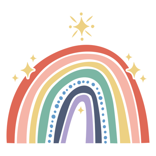 MentalHealth-Rainbows-Hygge - 1 Desenho PNG