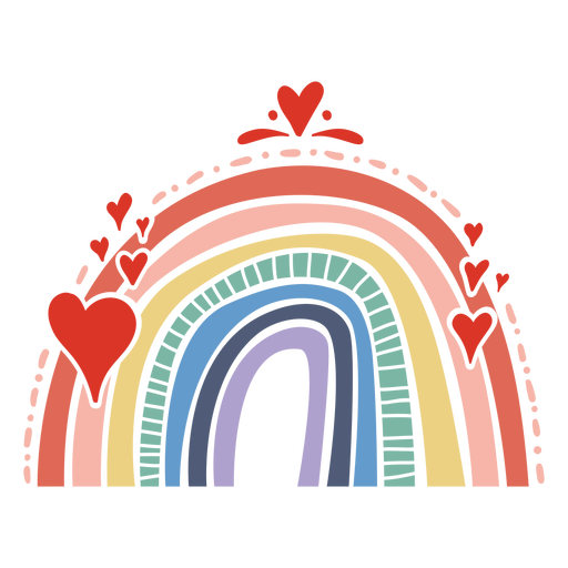 MentalHealth-Rainbows-Hygge - 3 Desenho PNG