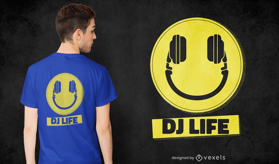 Dj life t-shirt design Dj life t-shirt design