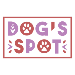 Dog house pet animal badge Transparent PNG