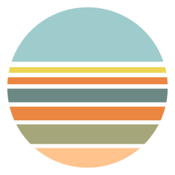 Sunset_svg - 7 Desenho PNG