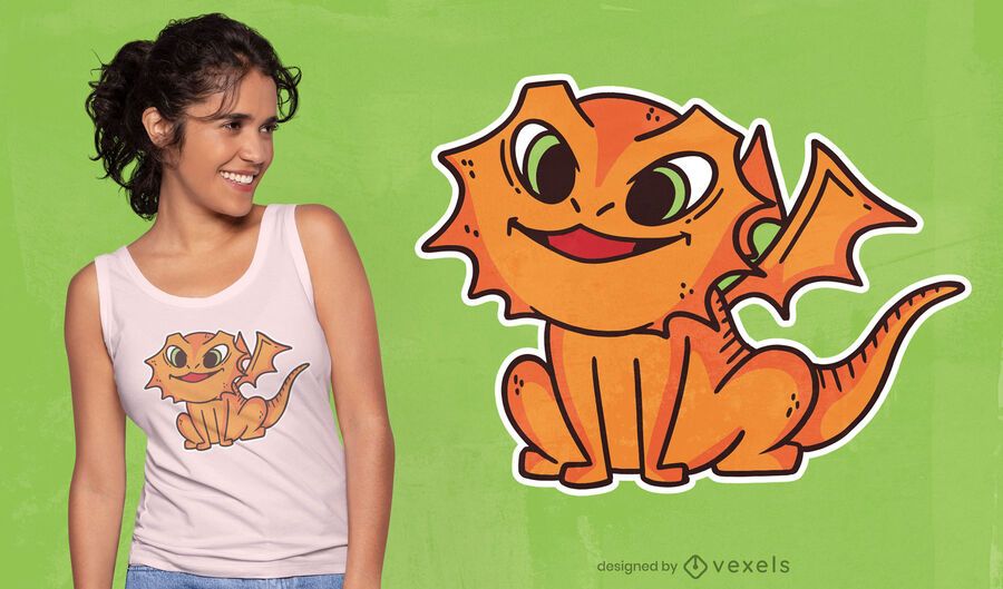 Cute baby dragon t-shirt design Cute baby dragon t-shirt design