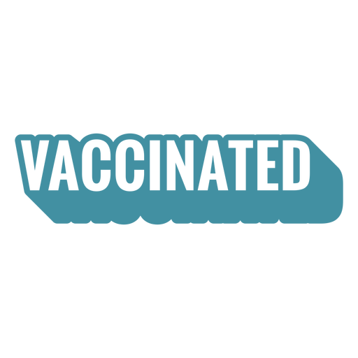 Vaccinated quote cut out