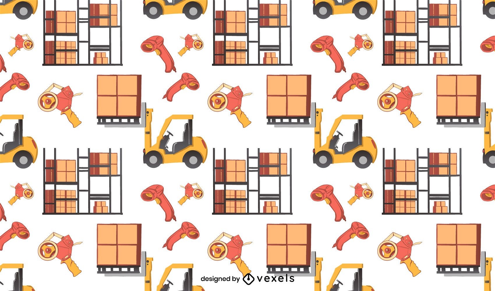 Warehouse elements pattern design