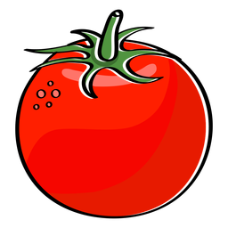 Tomatoe color stroke Transparent PNG