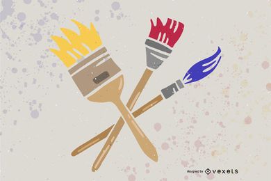 Paint Brush Design
