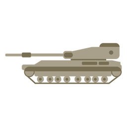 War tank flat PNG Design Transparent PNG
