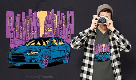 Japanese car t-shirt design Japanese car t-shirt design