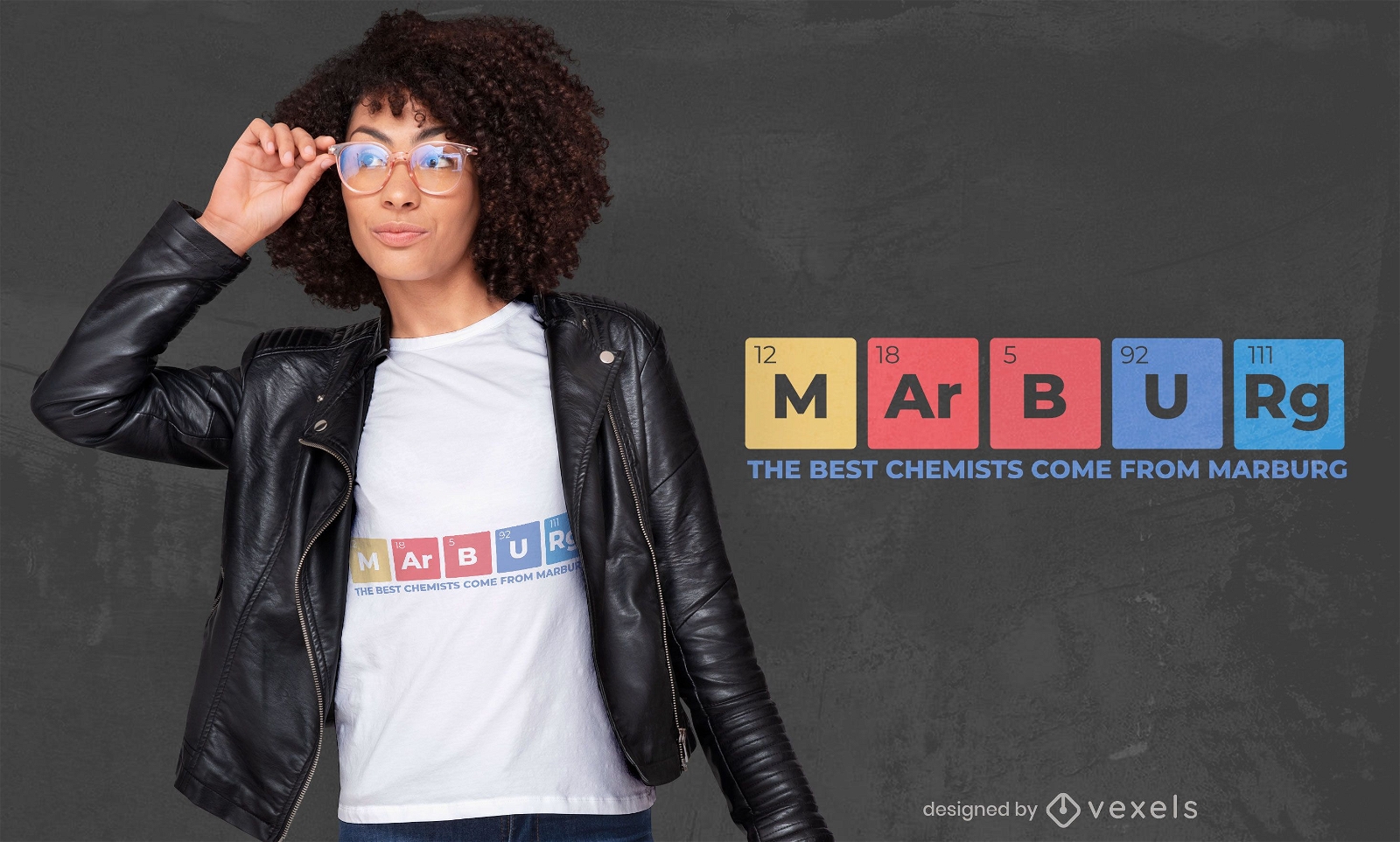 Chemiker aus Marburg T-Shirt Design