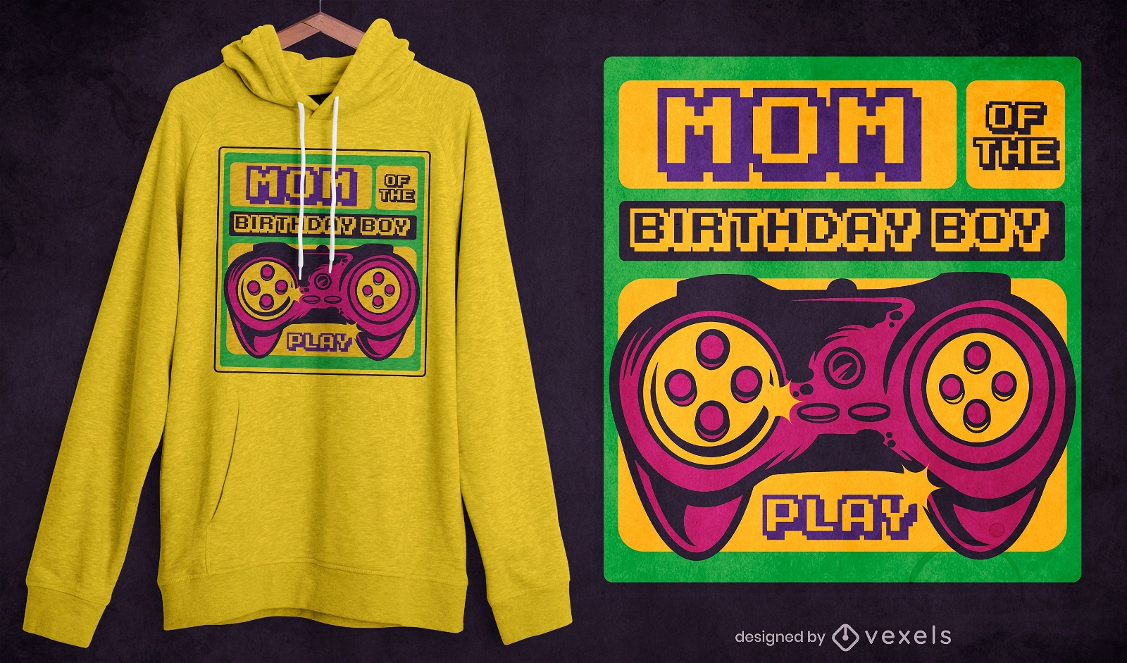 Birthday boy mom t-shirt design
