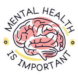 MentalHealth-cerebros-faltWashInkContourOverlay - 5 Diseño PNG