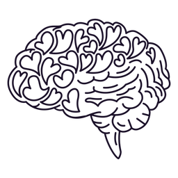 MentalHealth-cerebros-faltWashInkContourOverlay - 20 Diseño PNG