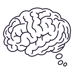Brain thinking stroke Transparent PNG