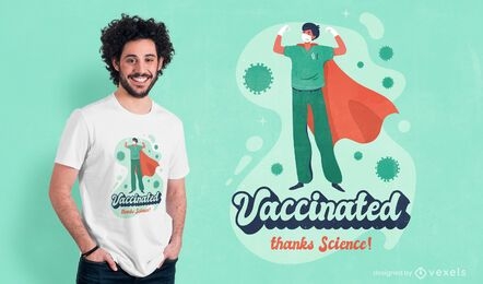 Covid 19 vaccinated quote t-shirt design
