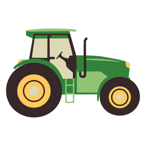 Farm tractor flat PNG Design