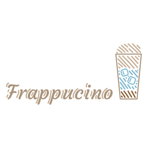 Frappucino label stroke