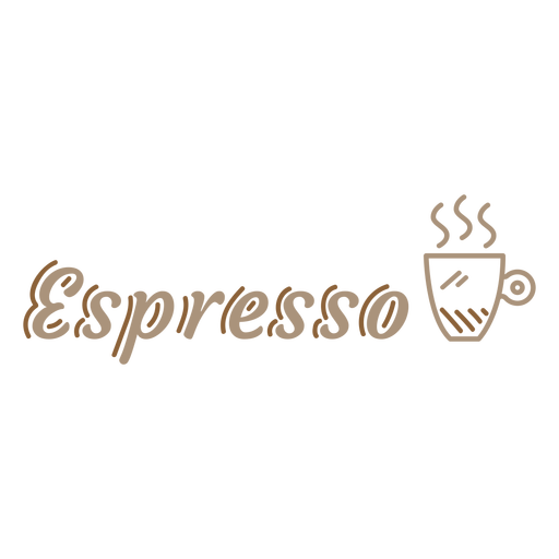 Espresso coffee drink badge