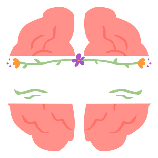 Brains flat PNG Design