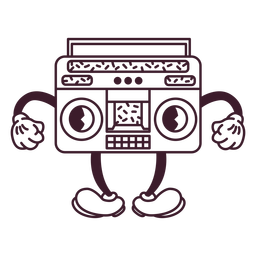 80sRetroElements - 0 1 Desenho PNG